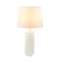 White Honeycomb Table Lamp