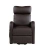 Ricardo Recliner w/Power Lift, Brown PU