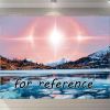 Sunrise Backdrop Tapestry Landscape Bedroom Decorative Wall Tapestry Room Bedside Tapestry Painting Wall Art, 43x59 inch