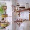 3 Tier Woven Hanging Fruit Basket | Hanging Holder for Kitchen & Pantry Counter - Versatile Hanging Storage Basket for Home