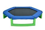 7ft Kids Trampoline with Safety Enclosure Net & Spring Pad For Indoor/Outdoor Great Gift for KidsClevr 7ft Kids Trampoline with
