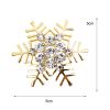 6Pcs Napkin Rings Snowflake Shape  Alloy Snowflake Napkin Rings Set for Gift