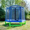 7ft Kids Trampoline with Safety Enclosure Net & Spring Pad For Indoor/Outdoor Great Gift for KidsClevr 7ft Kids Trampoline with