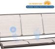 3 Person Patio Swing Seat with Adjustable Canopy for Patio, Garden, Poolside, Balcony