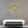 Kaixing Mirror Wall Clock Digital Wall Clock